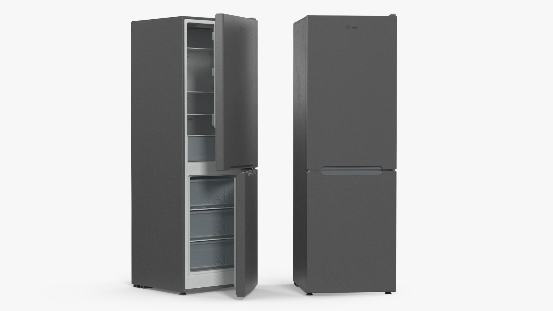 3D Fridge Candy CCRN 6180S Gray model