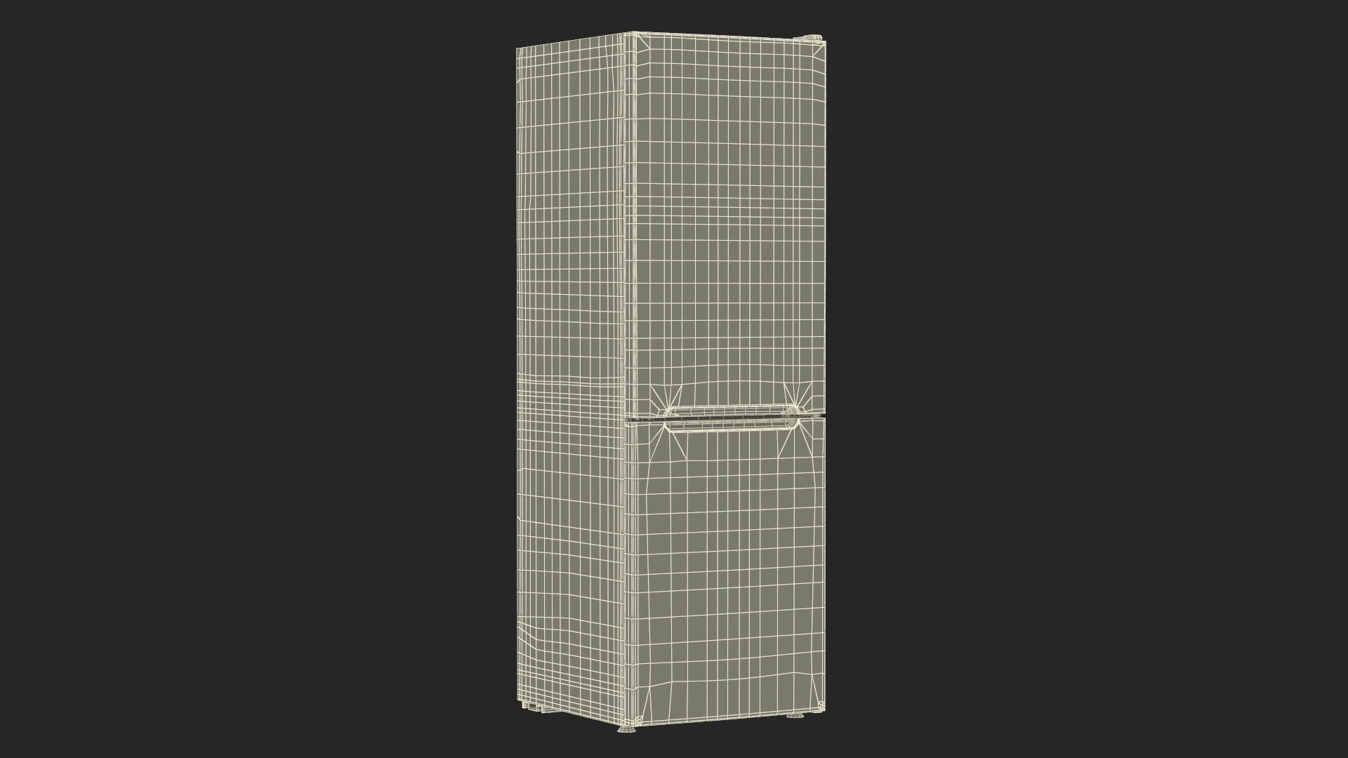 3D Fridge Candy CCRN 6180S Gray model