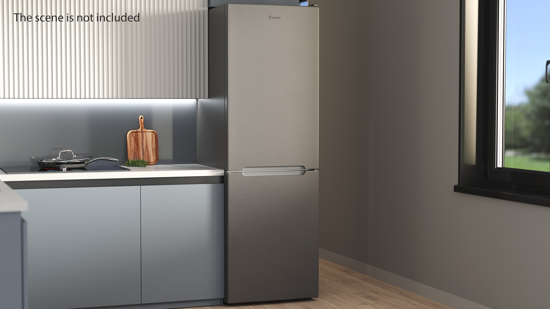 3D Fridge Candy CCRN 6180S Gray model