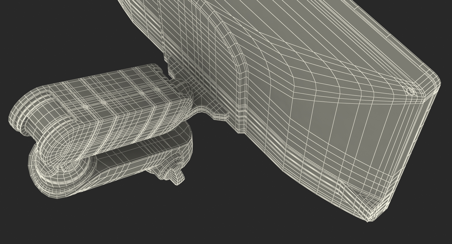 Rotary Medical Monitor Rigged 3D model