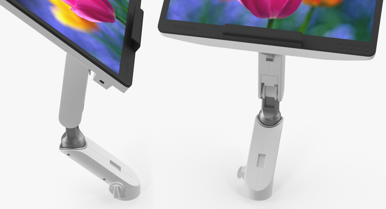 Rotary Medical Monitor Rigged 3D model