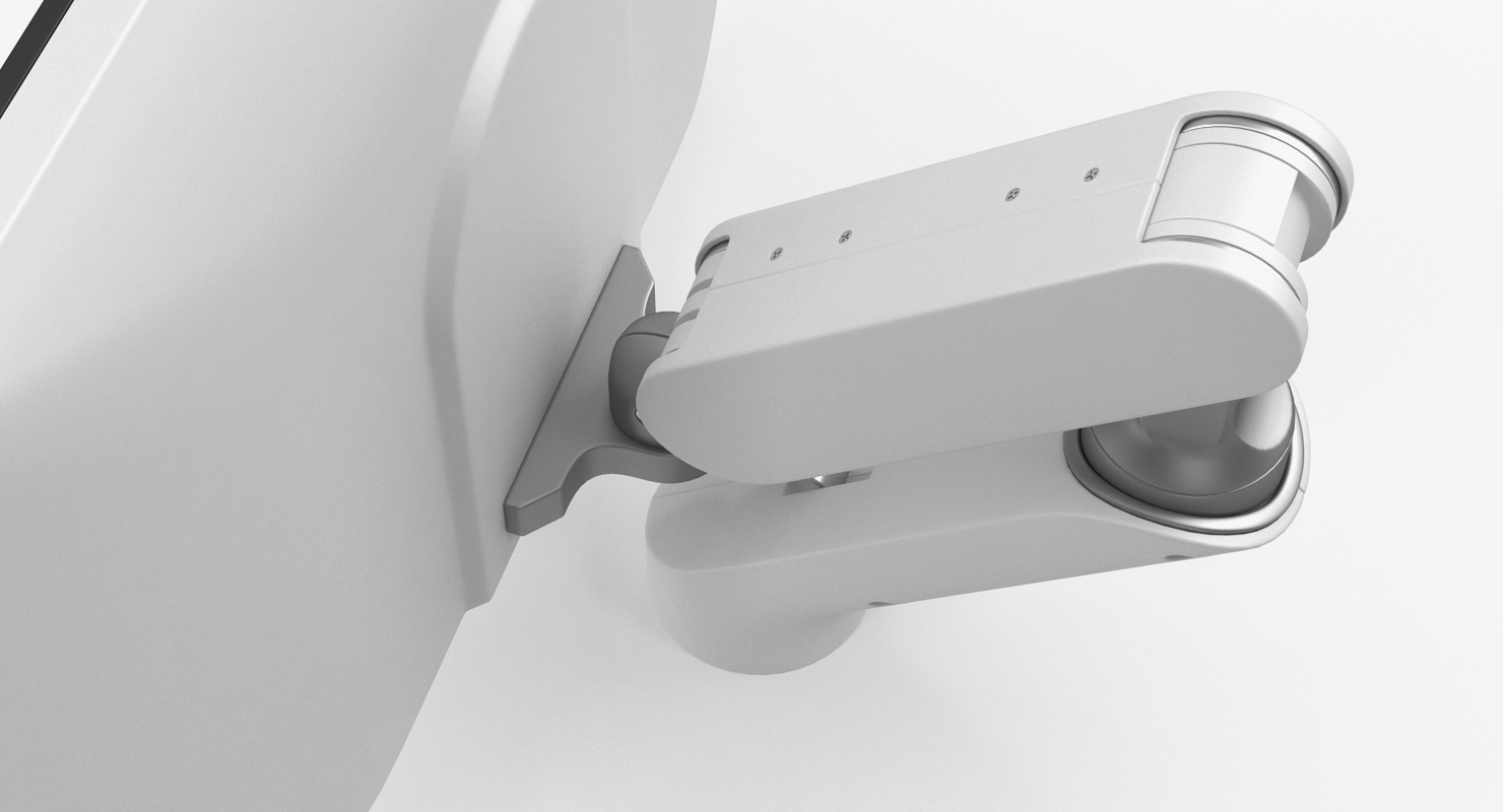 Rotary Medical Monitor Rigged 3D model