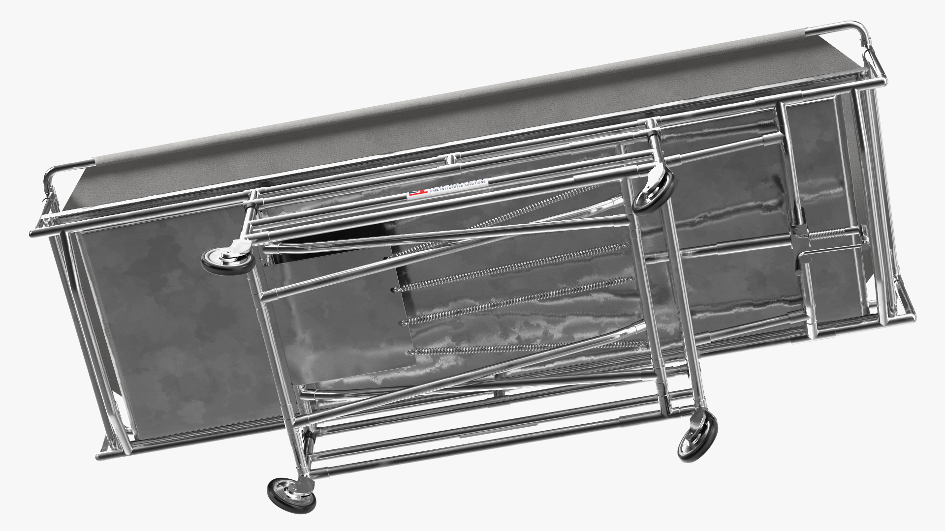 Covered Morgue Gurney CSI Jevett Rigged 3D model