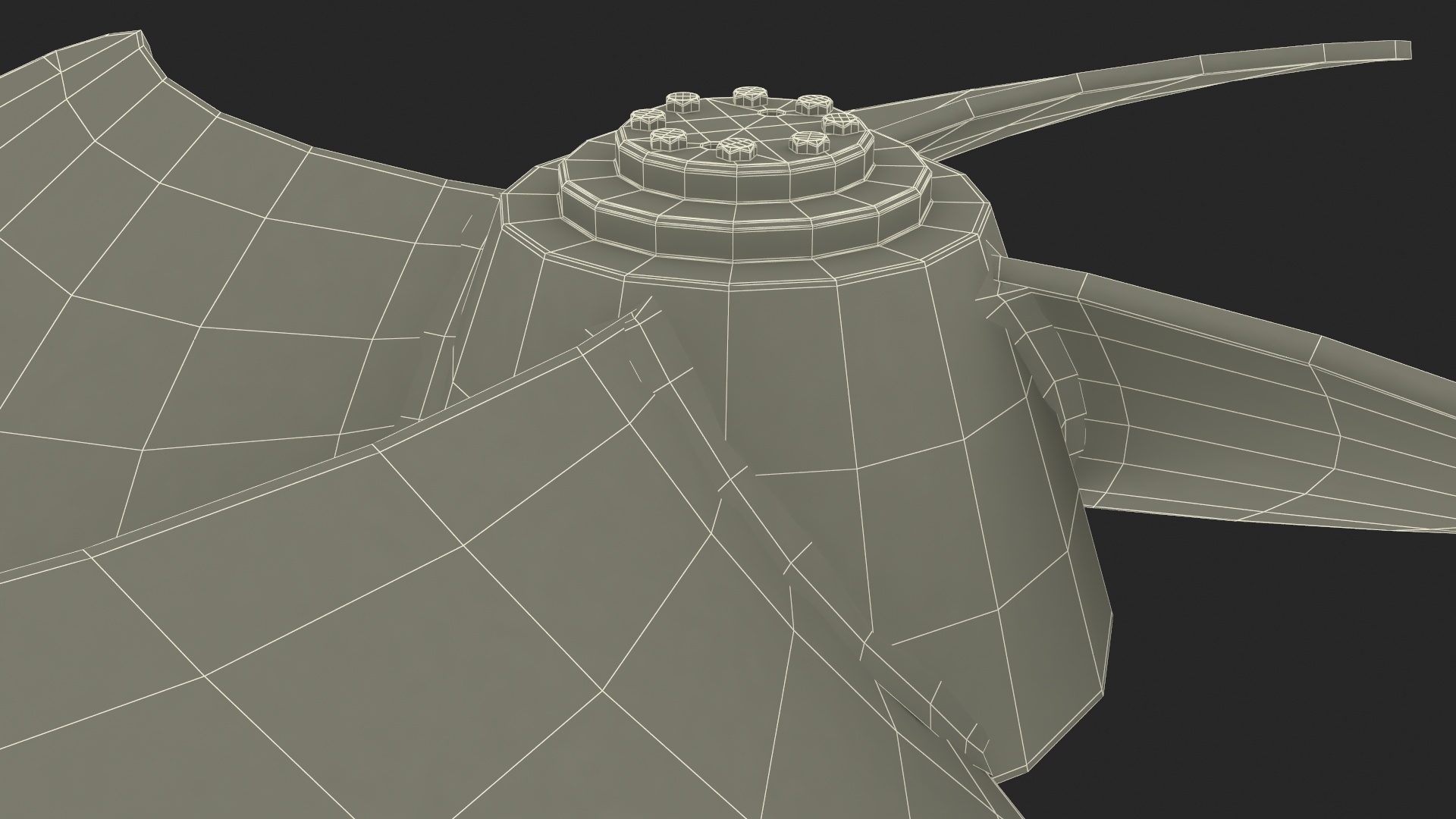 3D Rudder Propeller