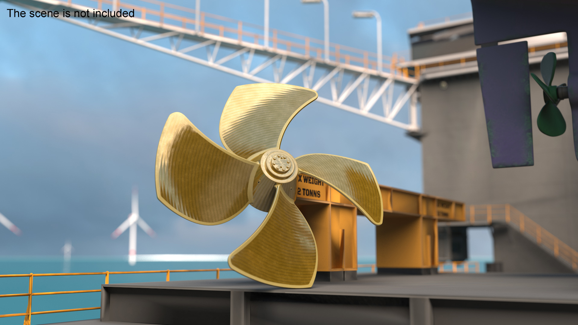 3D Rudder Propeller