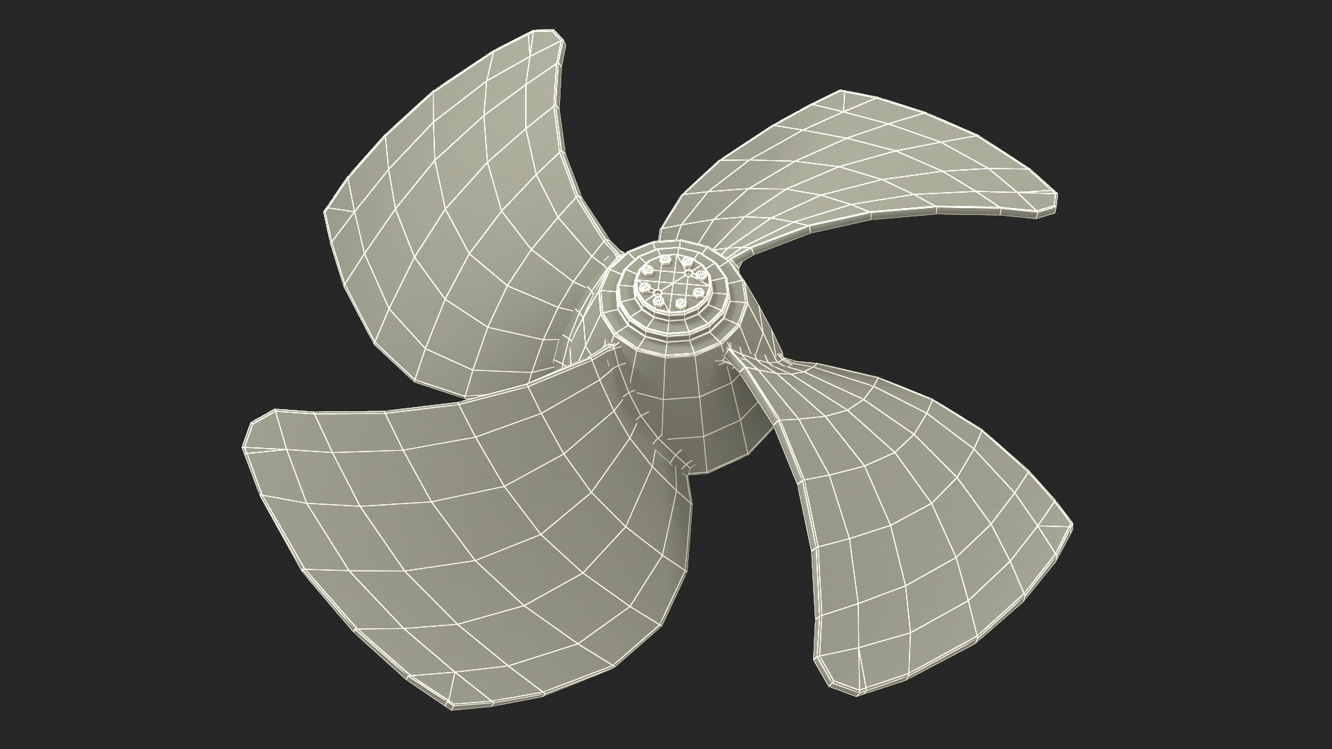 3D Rudder Propeller