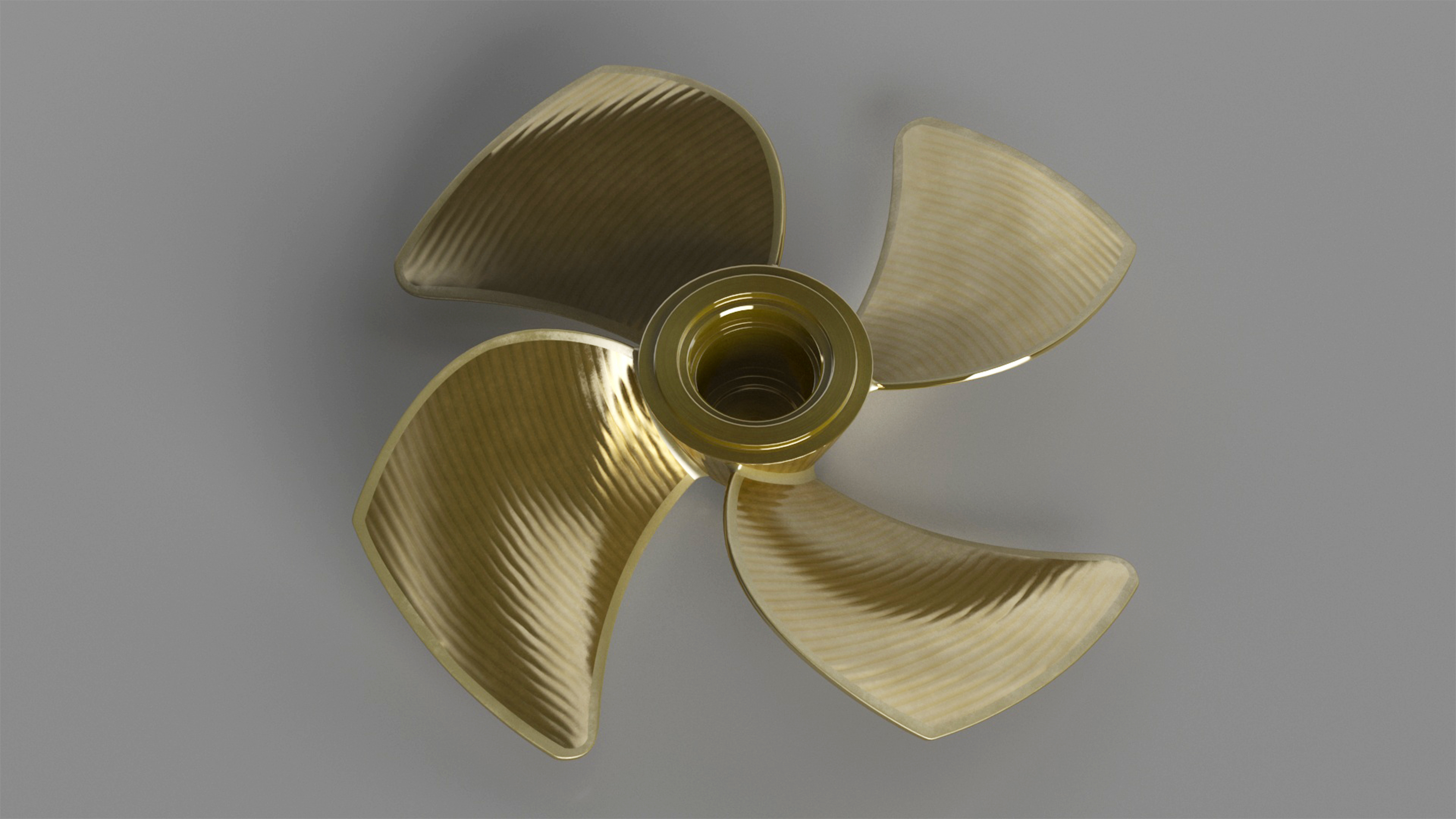 3D Rudder Propeller