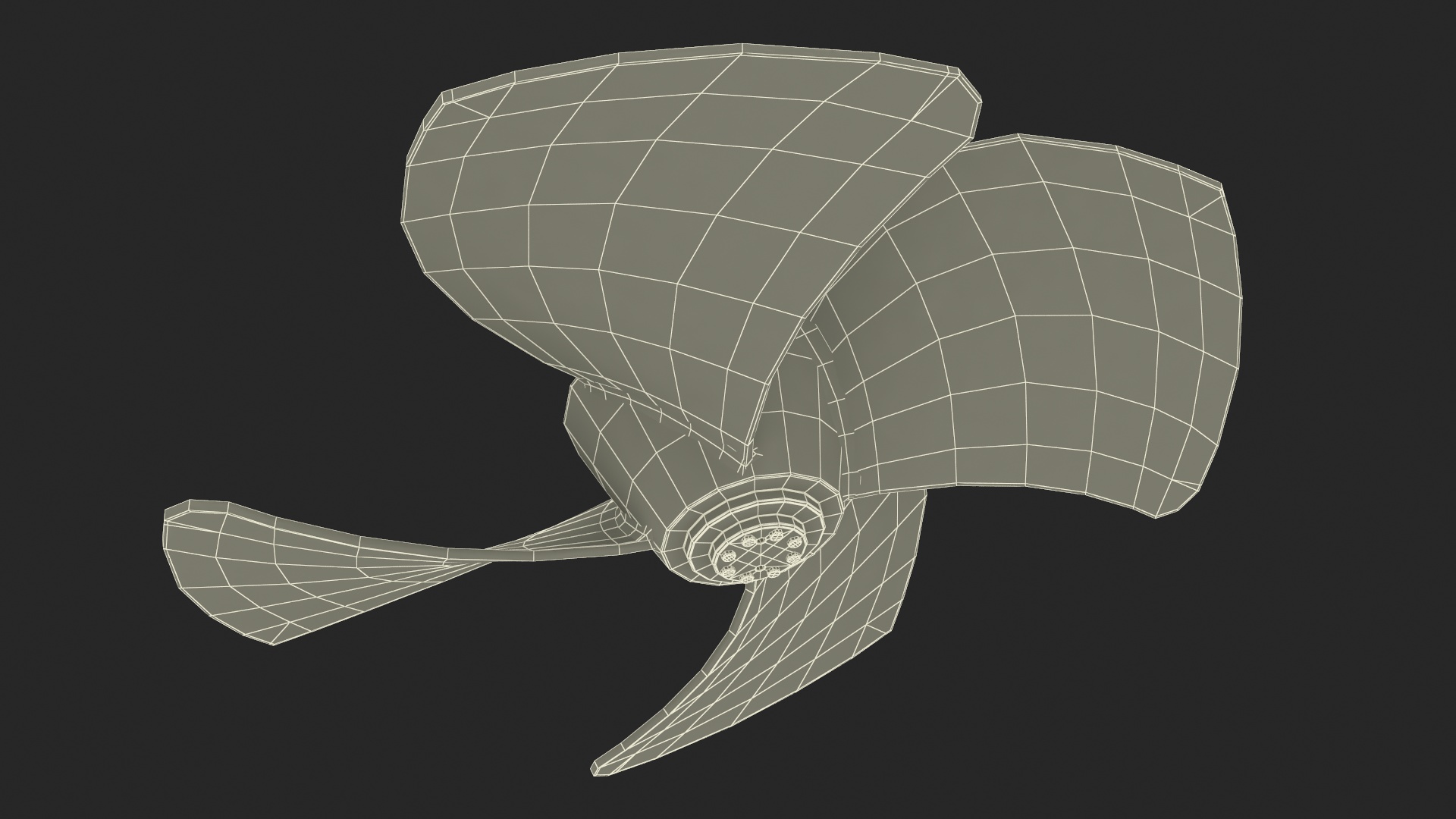 3D Rudder Propeller