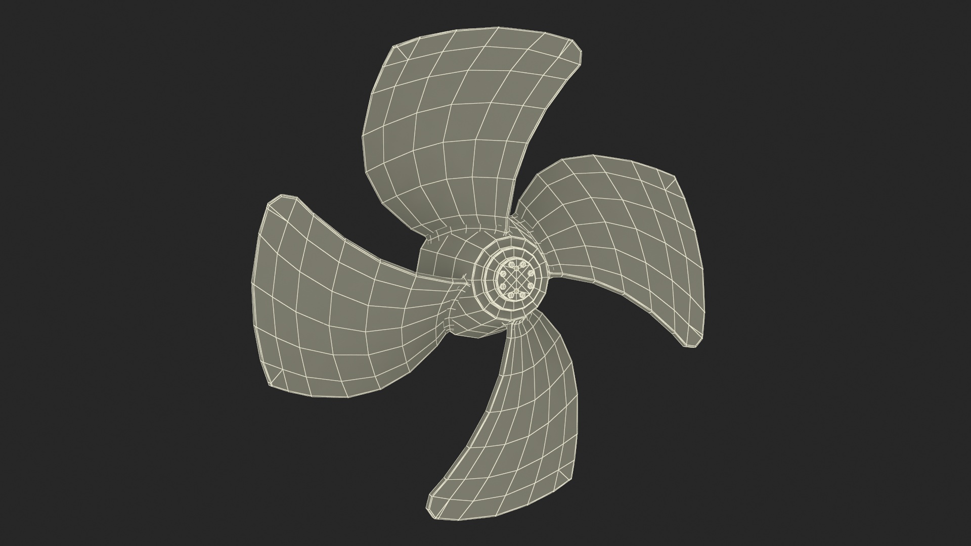 3D Rudder Propeller