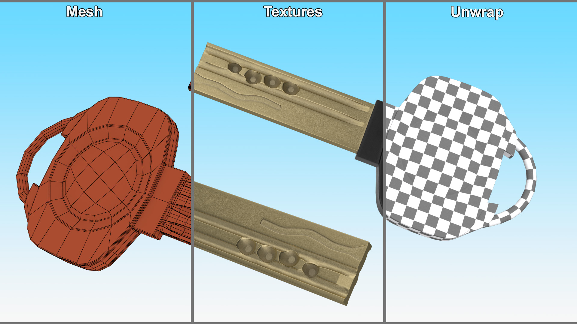 3D Key Type Yale model