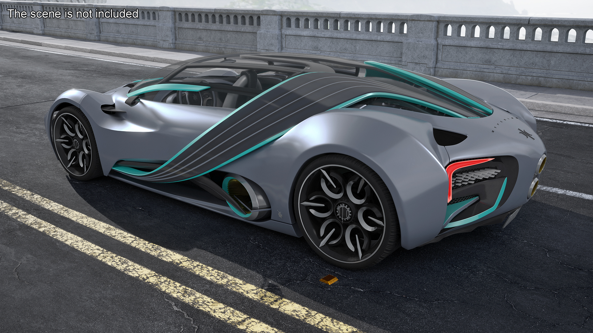 Supercar Hyperion XP-1 3D