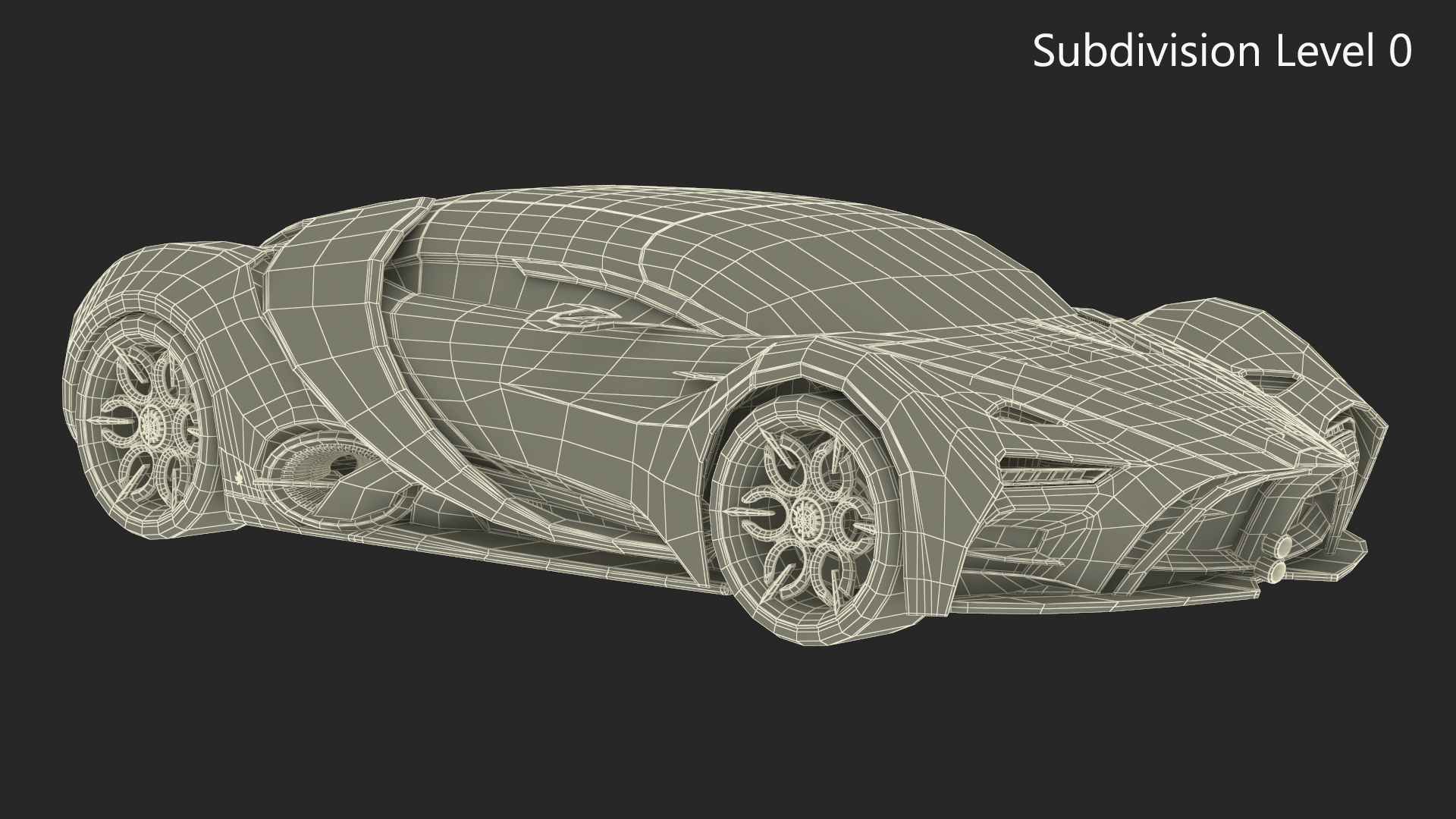 Supercar Hyperion XP-1 3D