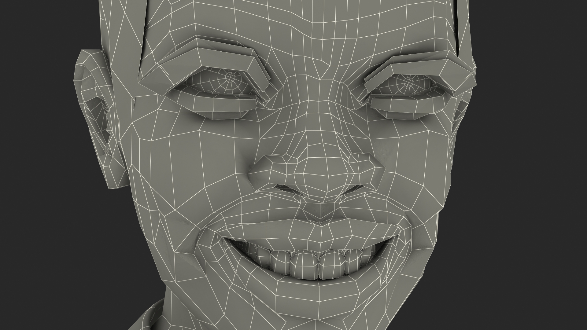 3D model Dark Skin Business Style Woman