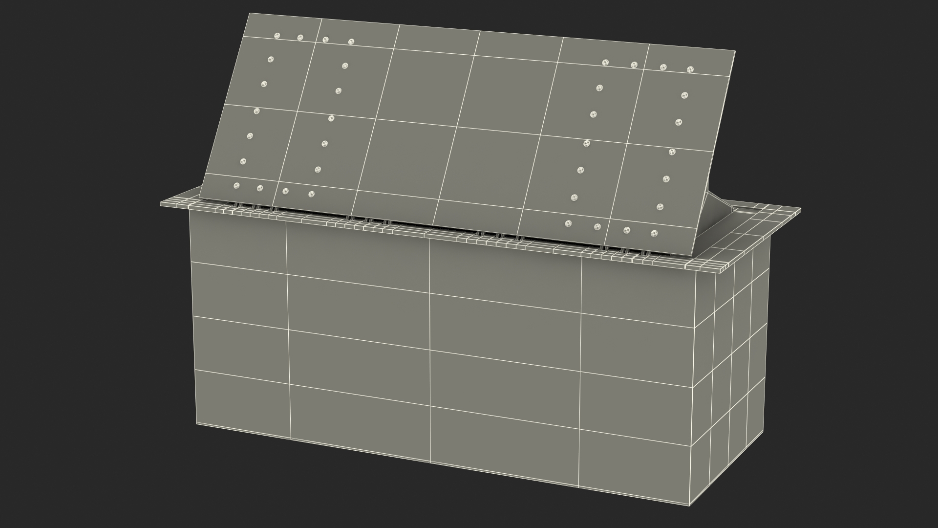 Hydraulic Road Blocker 3D