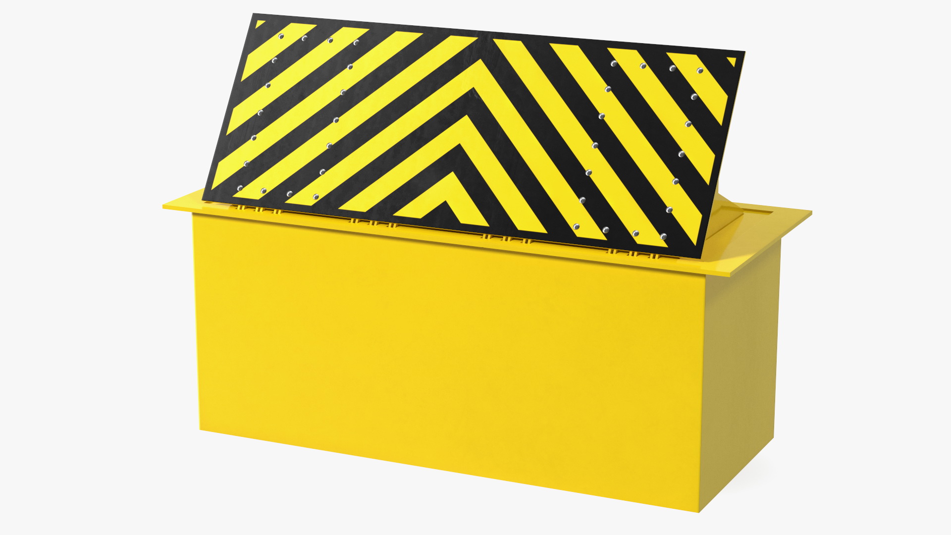 Hydraulic Road Blocker 3D