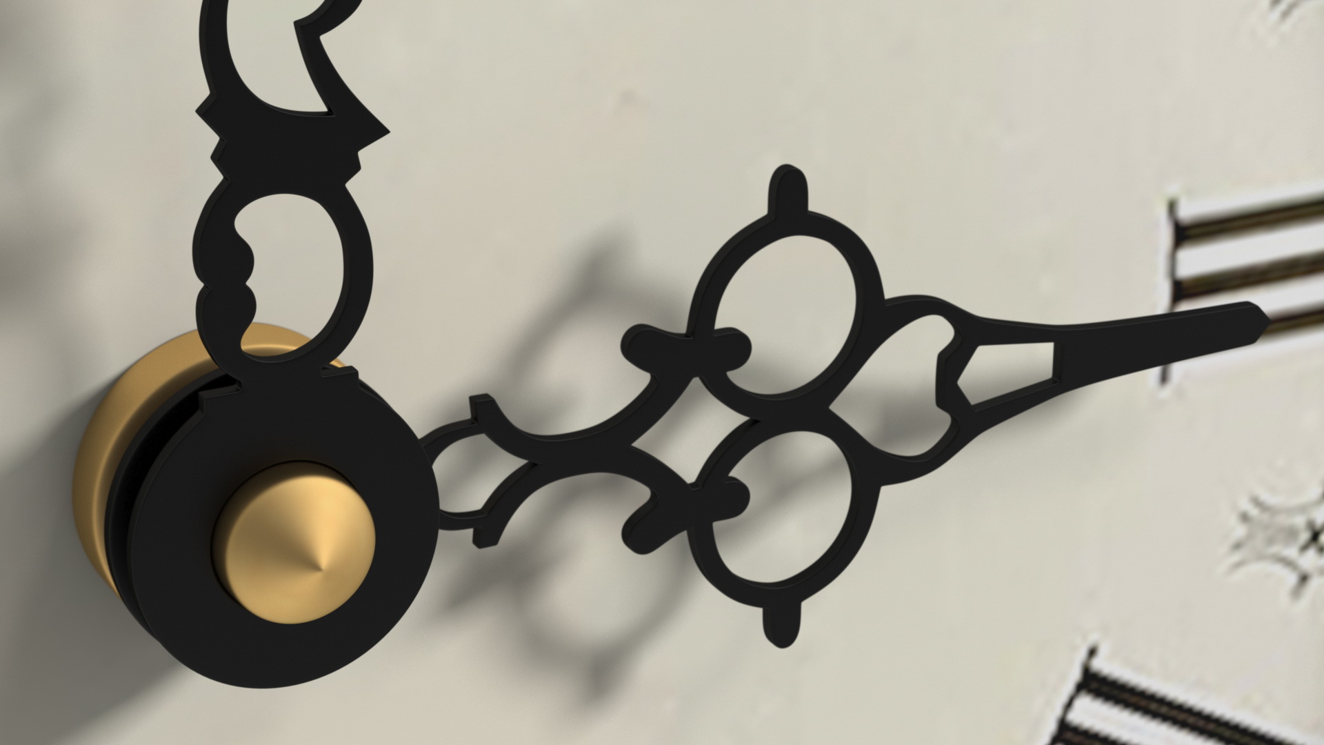 3D model Vintage Mantel Clock