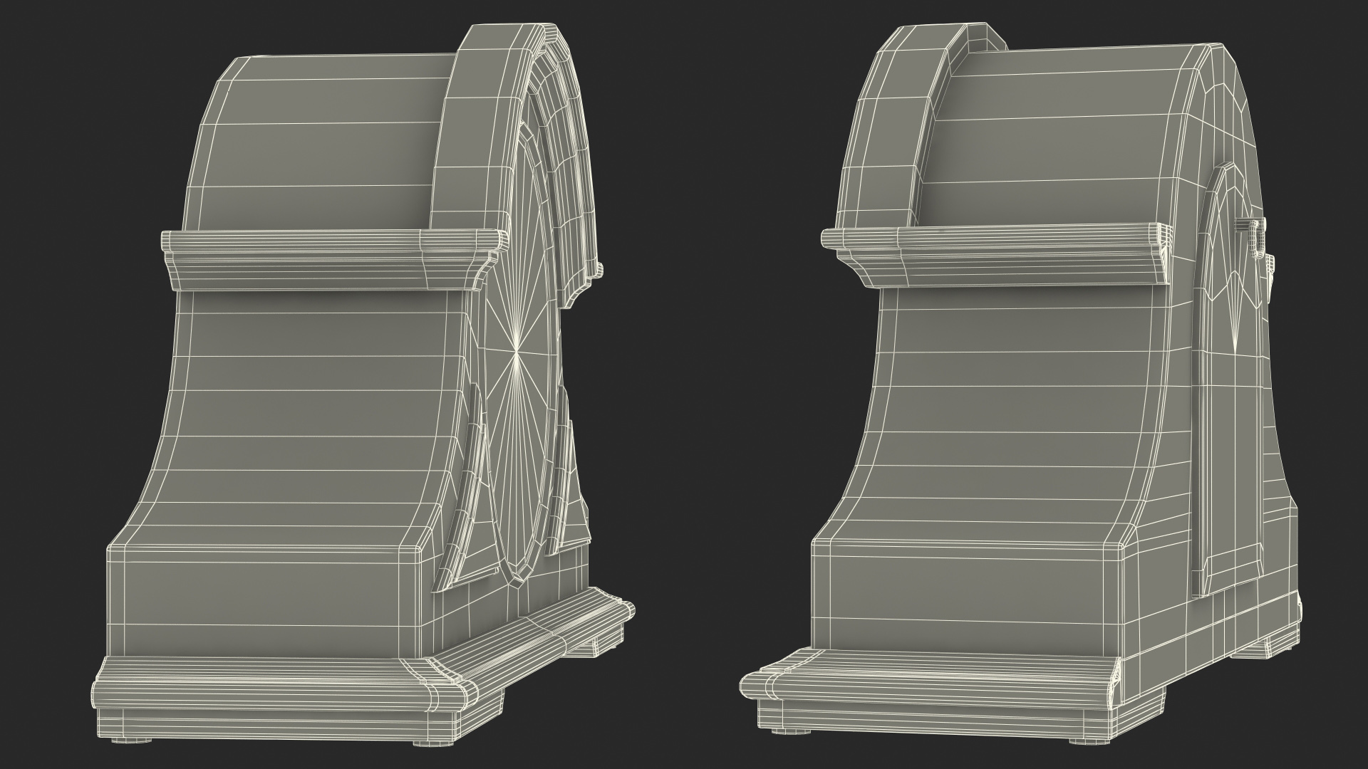 3D model Vintage Mantel Clock
