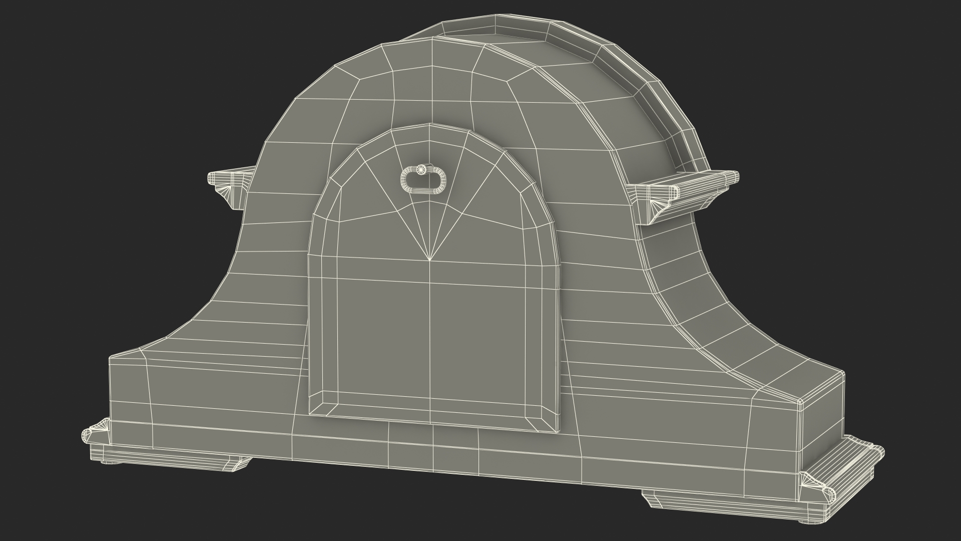 3D model Vintage Mantel Clock