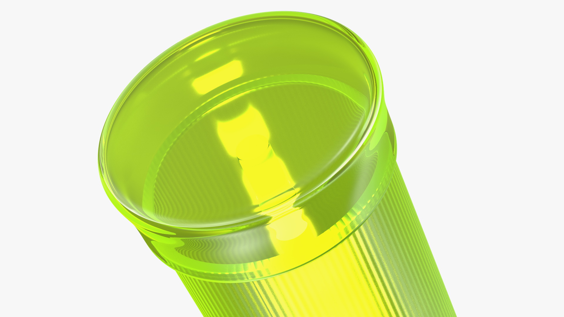 3D LED Traffic Control Baton Green switched On model