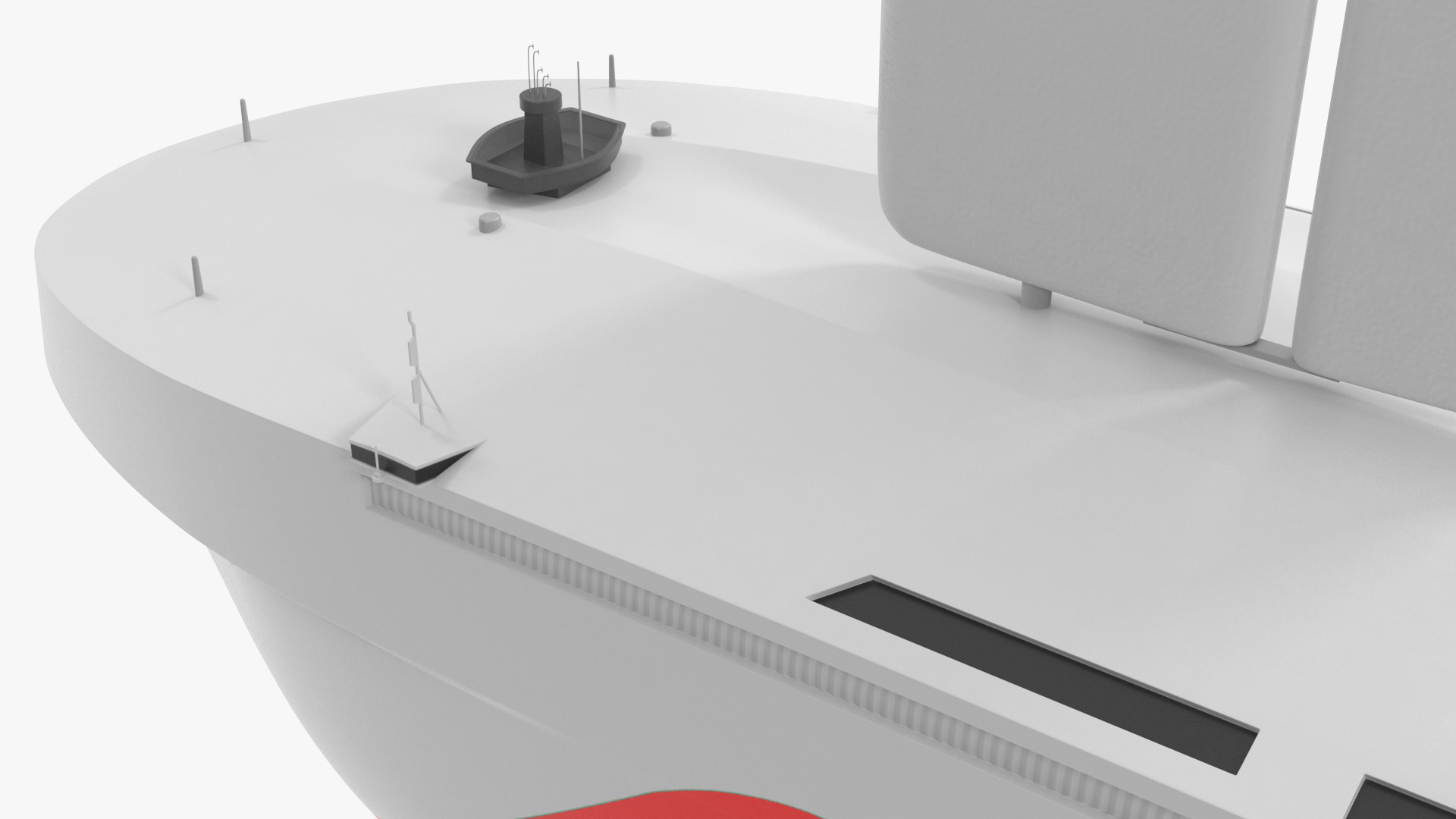 3D Futuristic Ship Sail Powered model