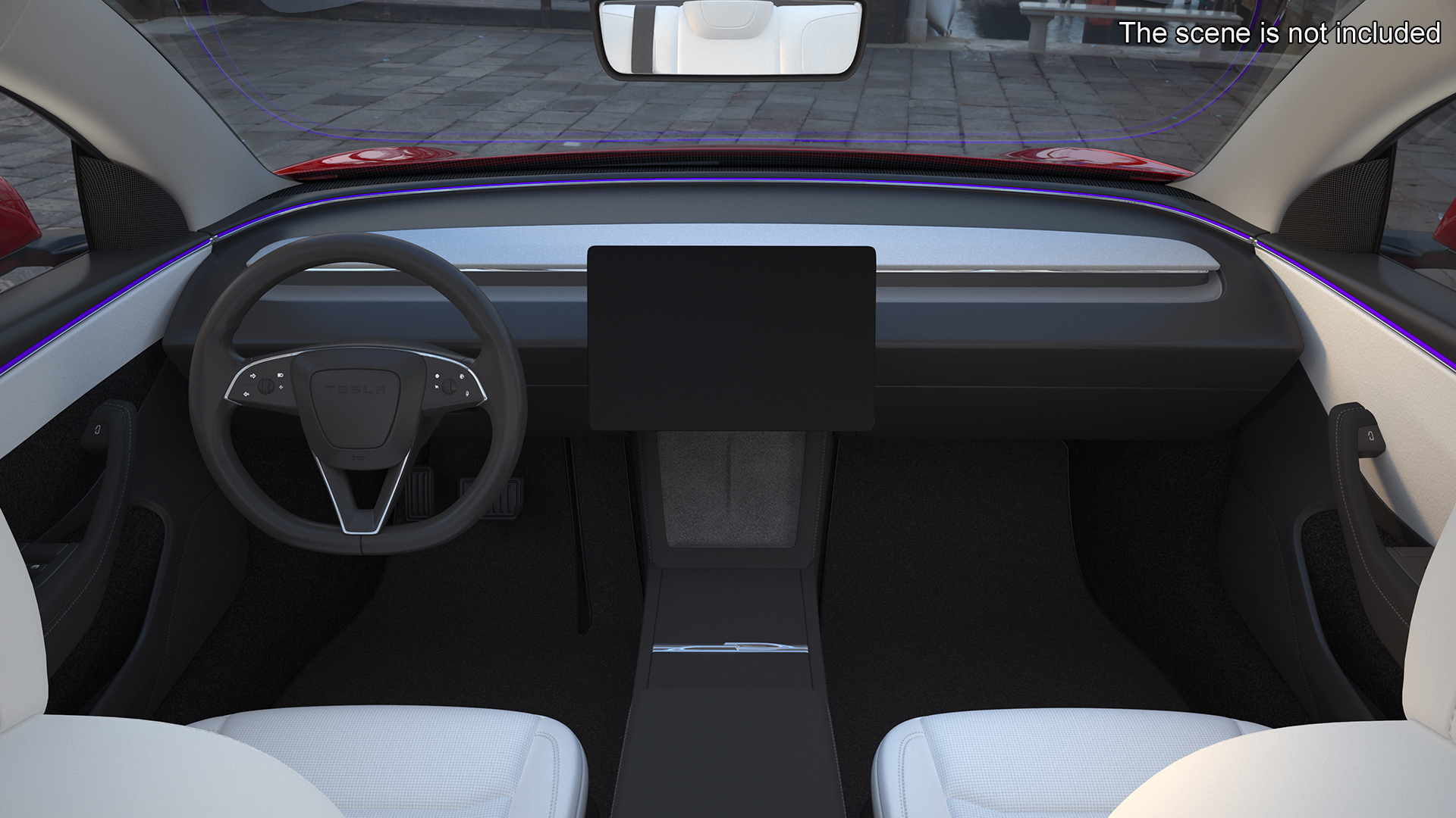 Tesla Model 3 2024 Red 3D