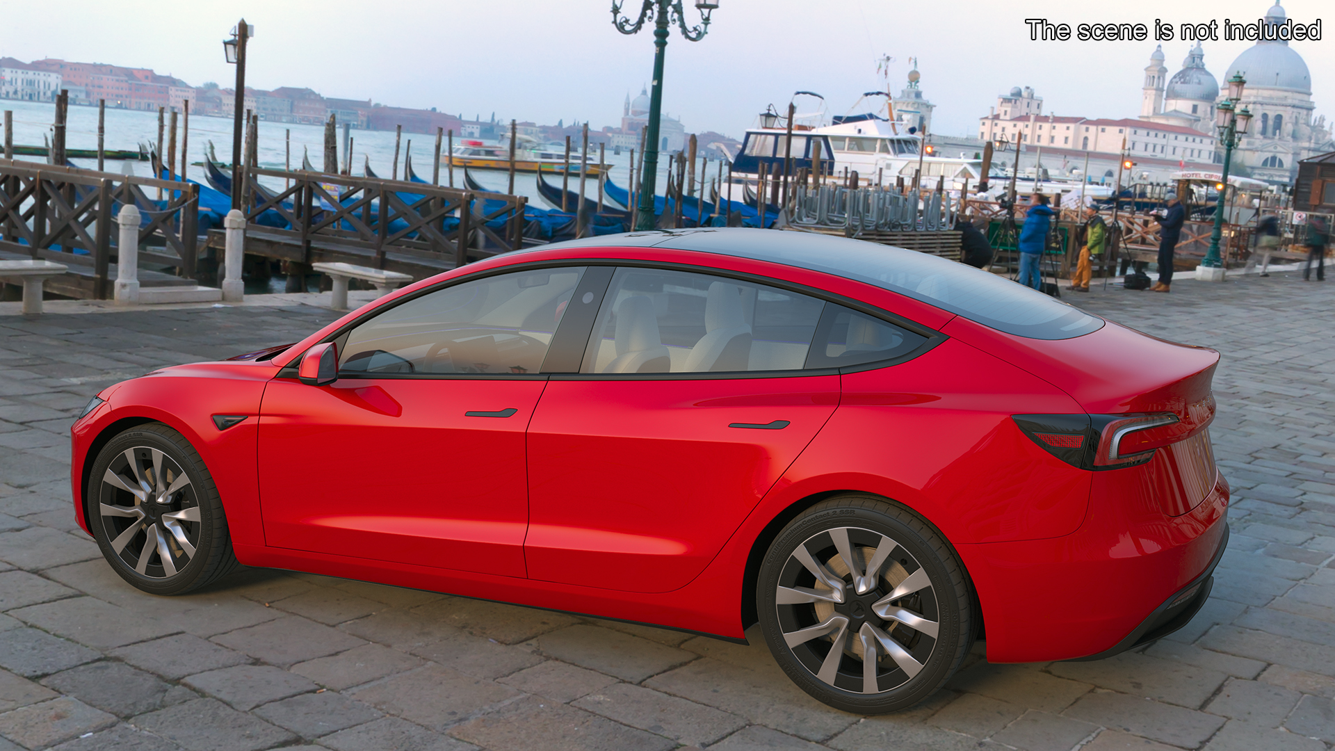Tesla Model 3 2024 Red 3D