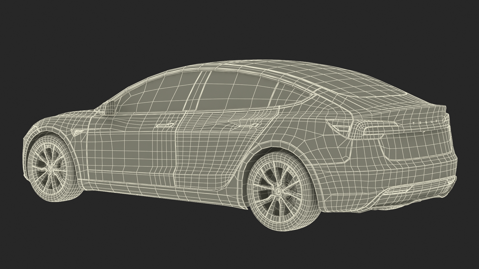 Tesla Model 3 2024 Red 3D