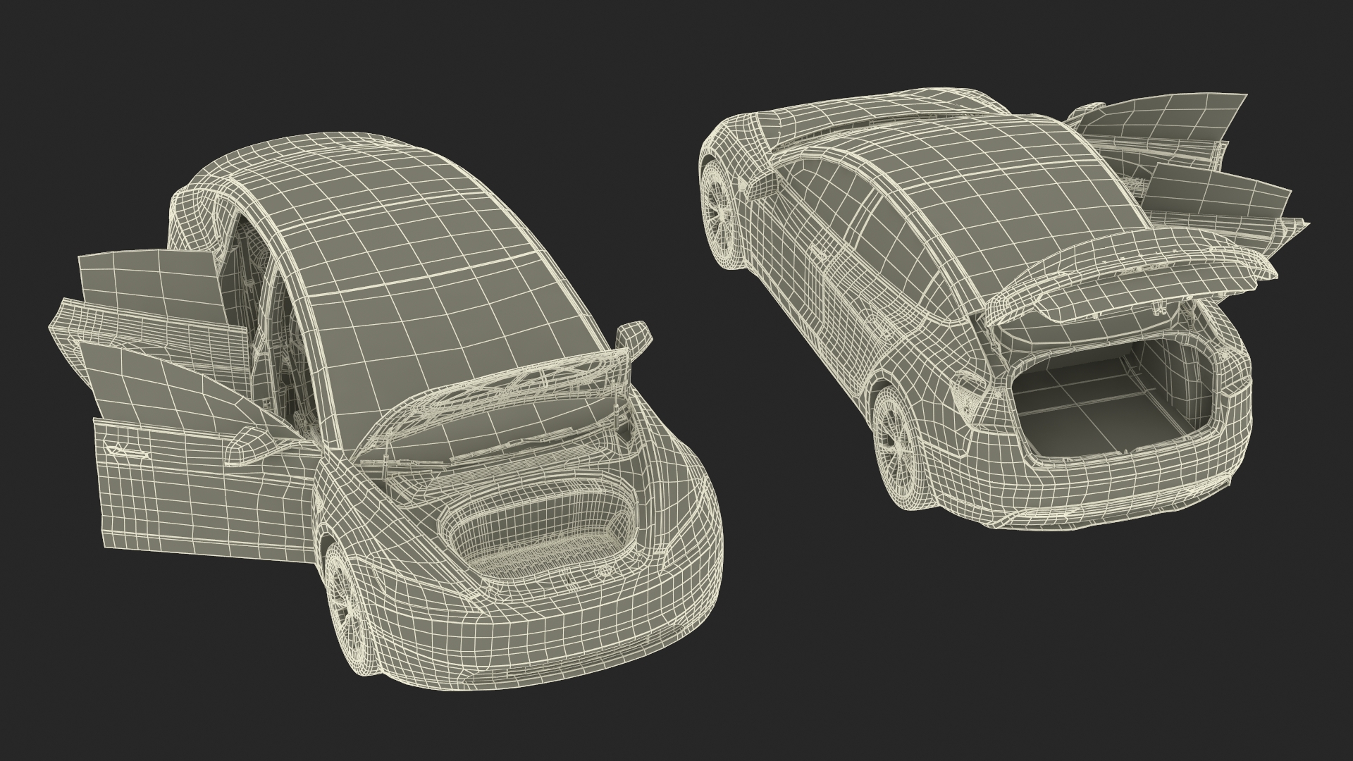 Tesla Model 3 2024 Red 3D