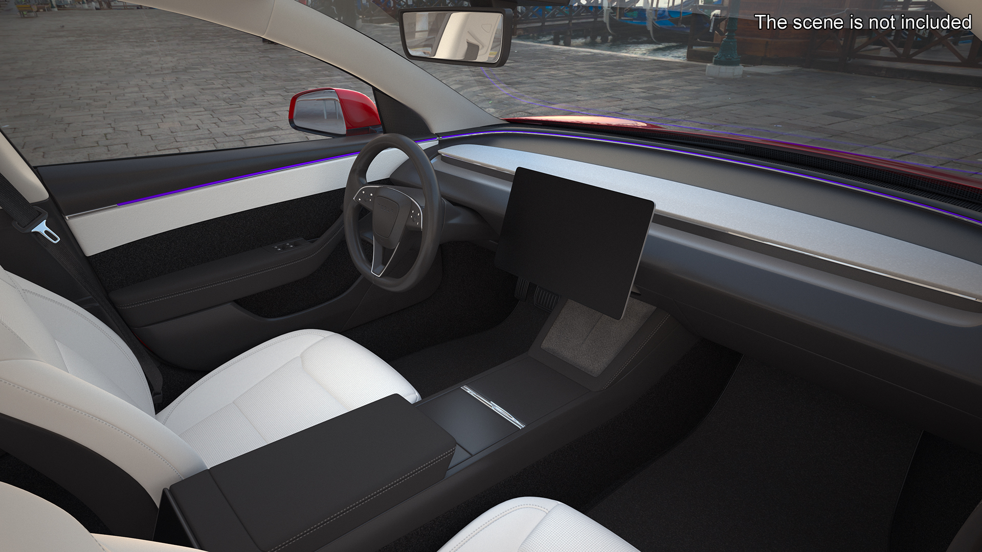 Tesla Model 3 2024 Red 3D