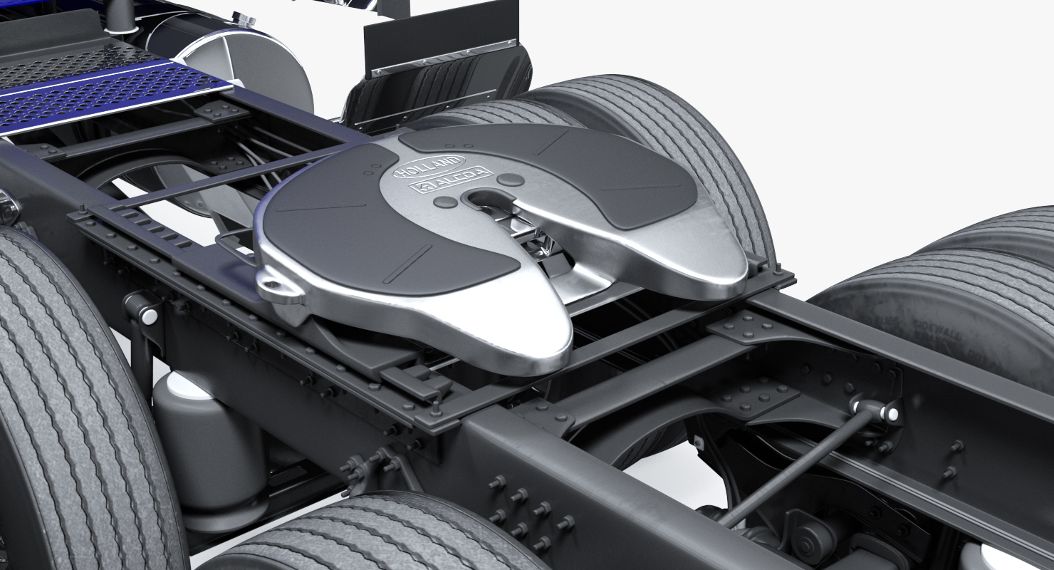 Kenworth W990 Simple Interior 3D model