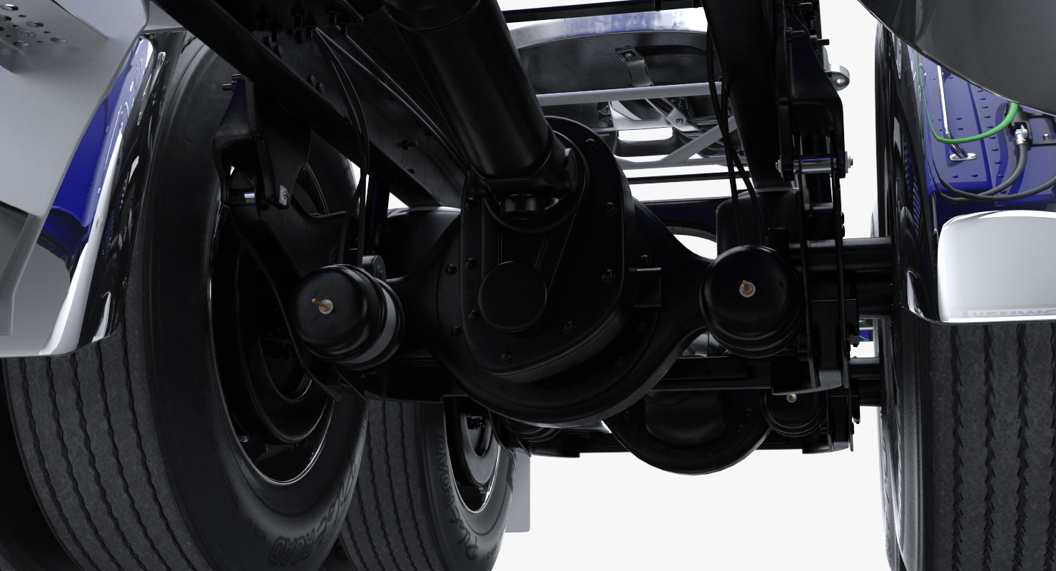 Kenworth W990 Simple Interior 3D model