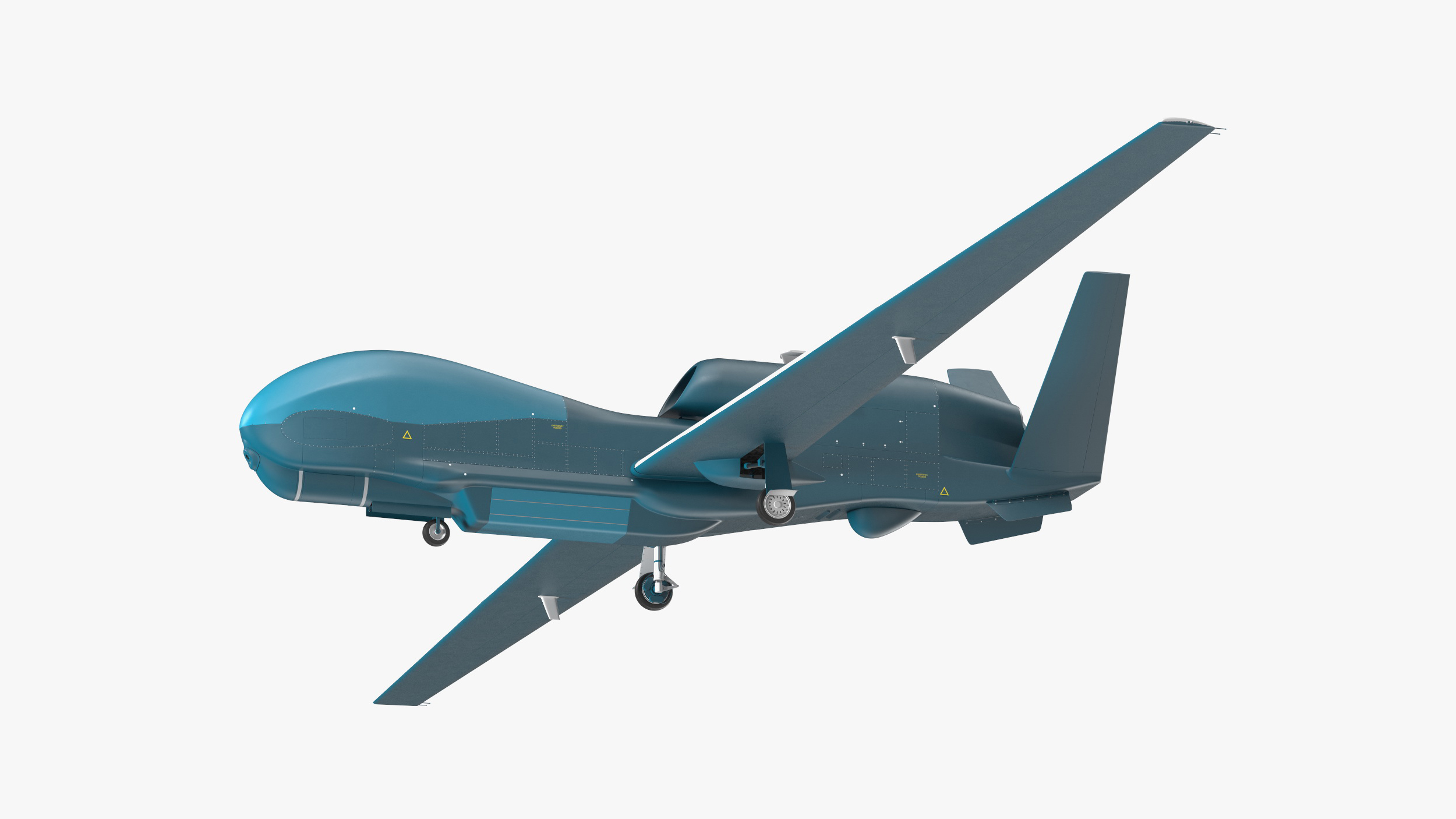 3D Unmanned Surveillance Drone Rigged for Maya model