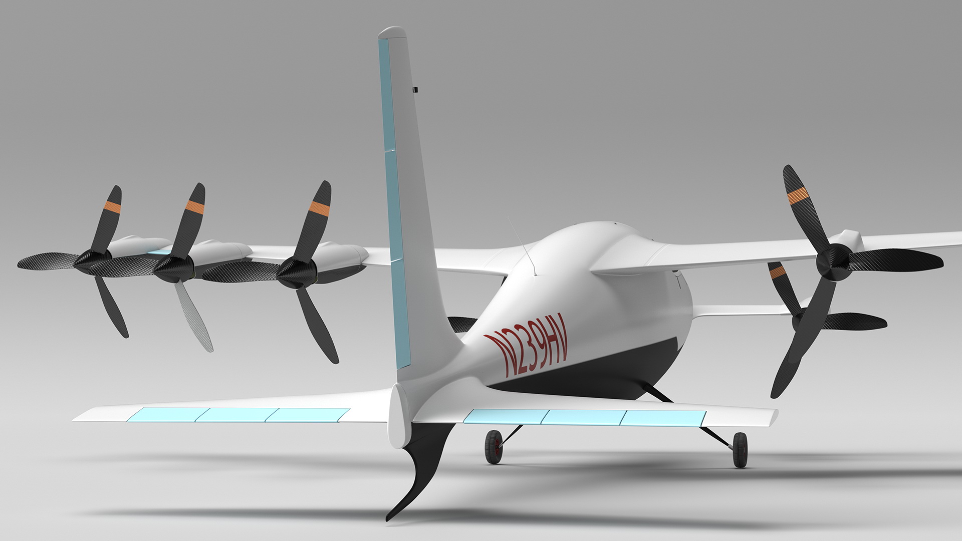 Air Taxi Kittyhawk White 3D model