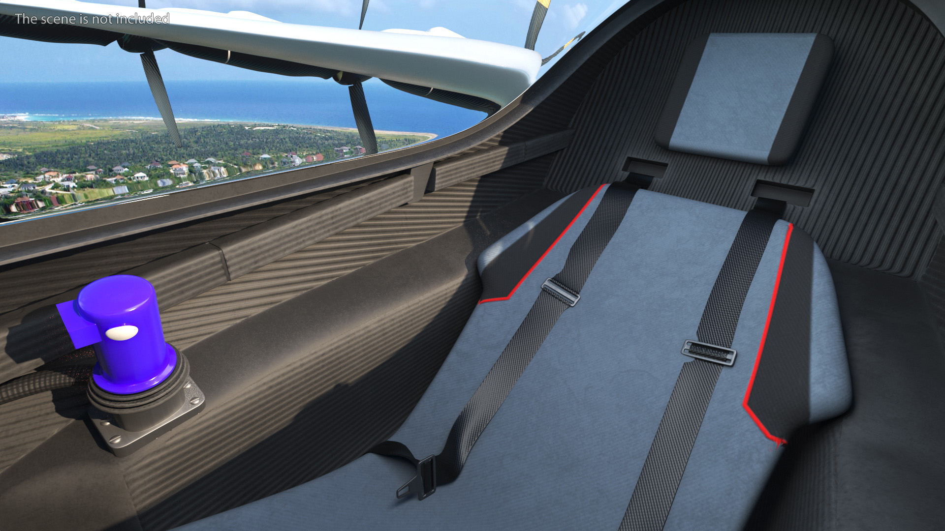 Air Taxi Kittyhawk White 3D model