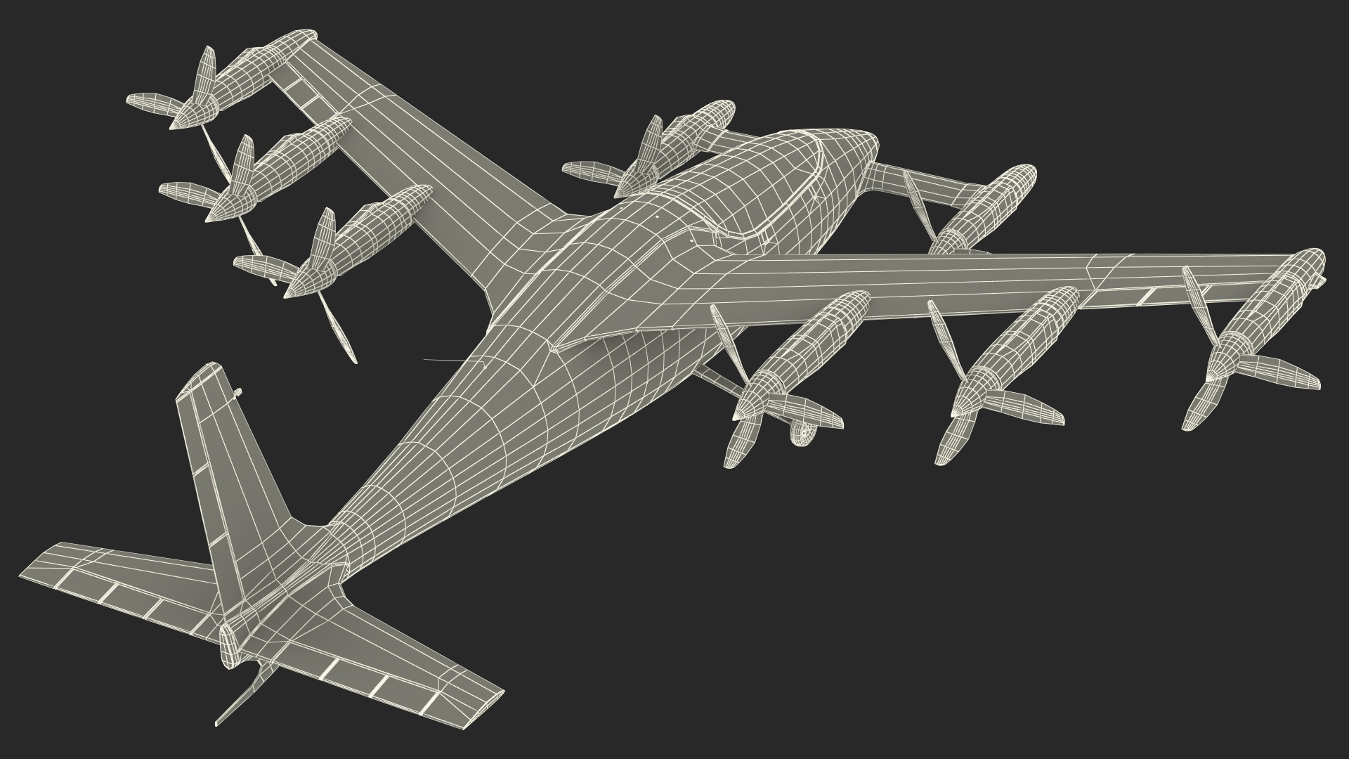 Air Taxi Kittyhawk White 3D model