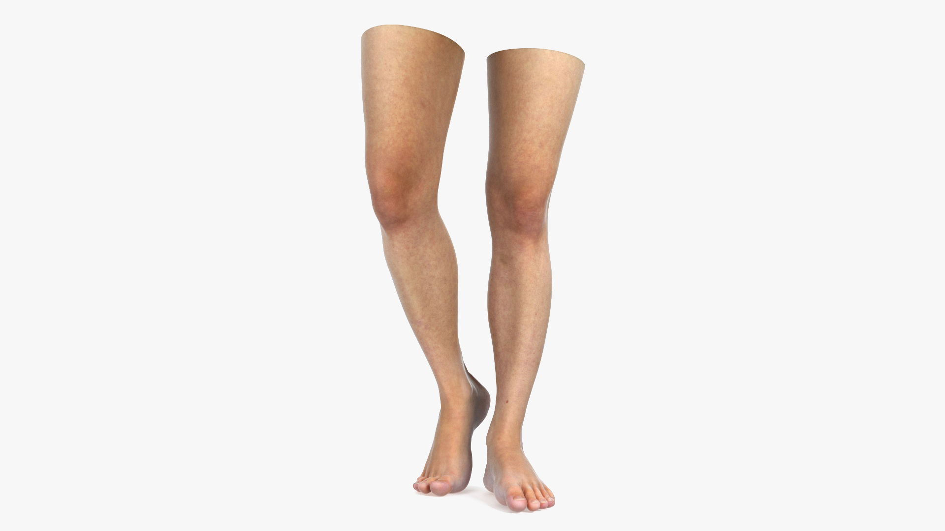 Female Legs and Feet Position 3D model