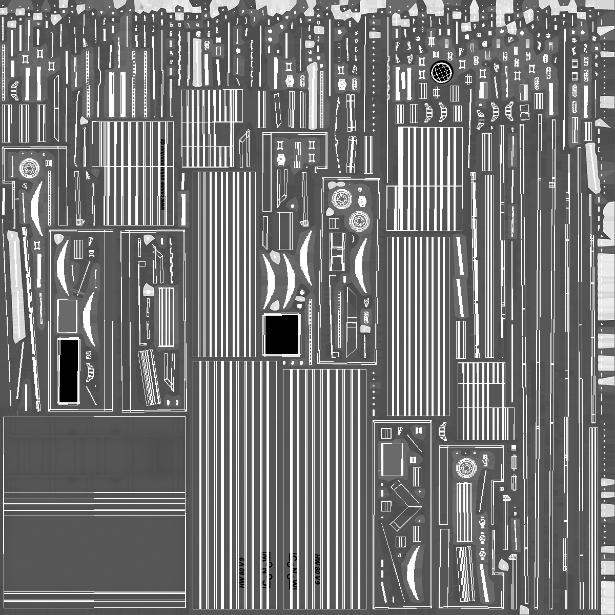 Conow HW-80 v9 Dump Trailer 3D