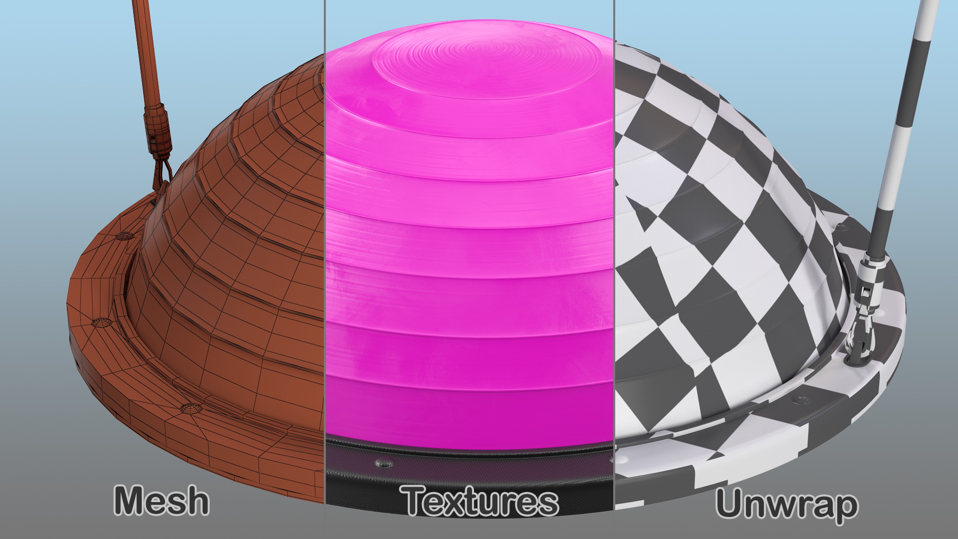 3D model Balance Trainer Half Ball