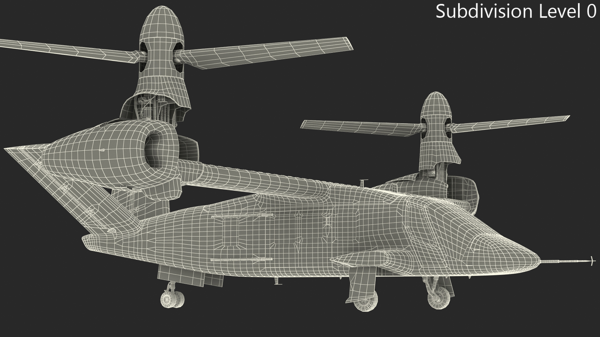 3D model Bell V-280 Valor Tiltrotor Aircraft