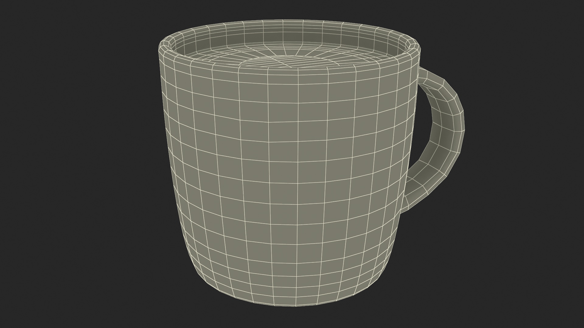 Mug of Coffee with Painting 3D