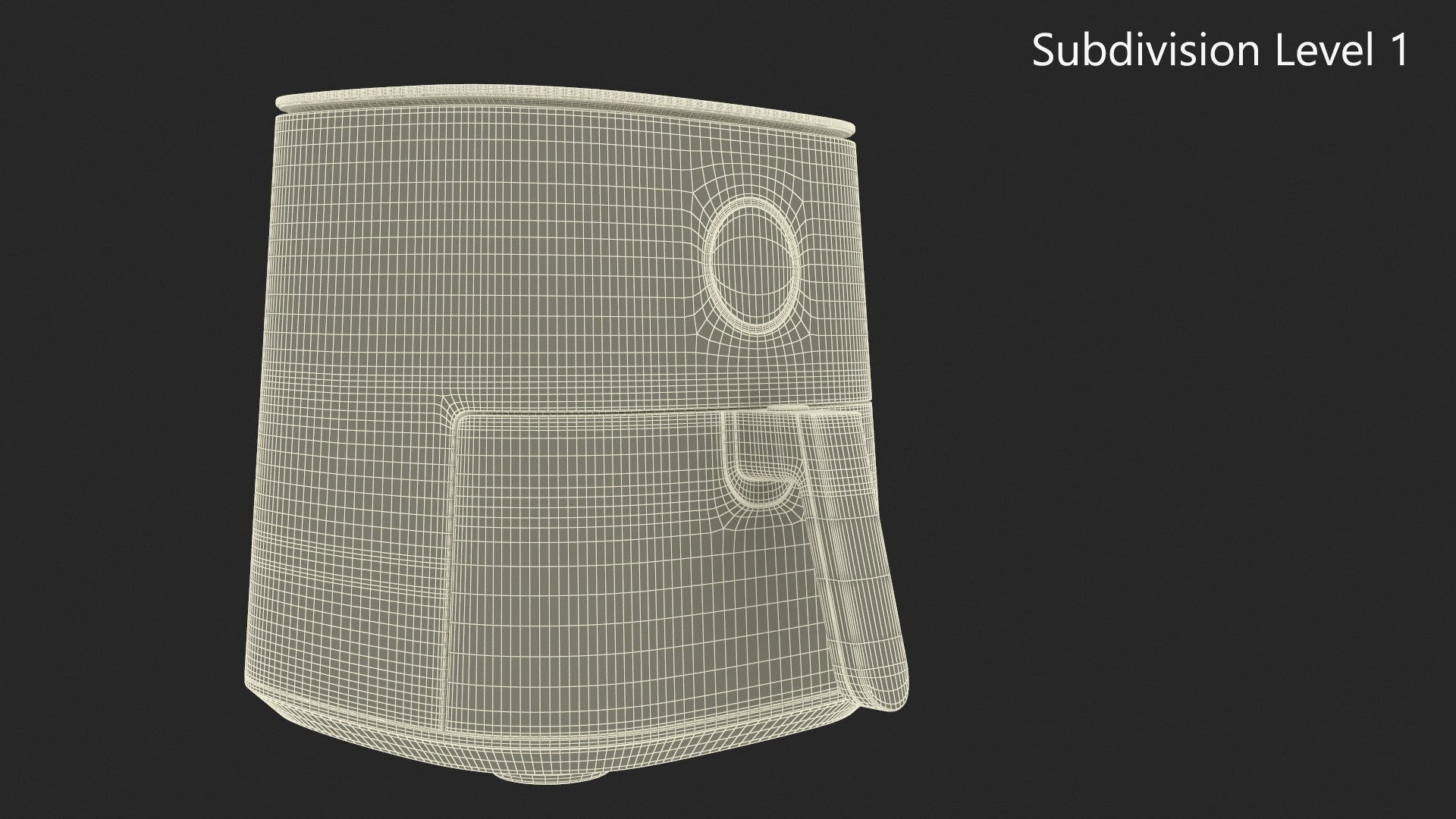 3D model Air Fryer Steel
