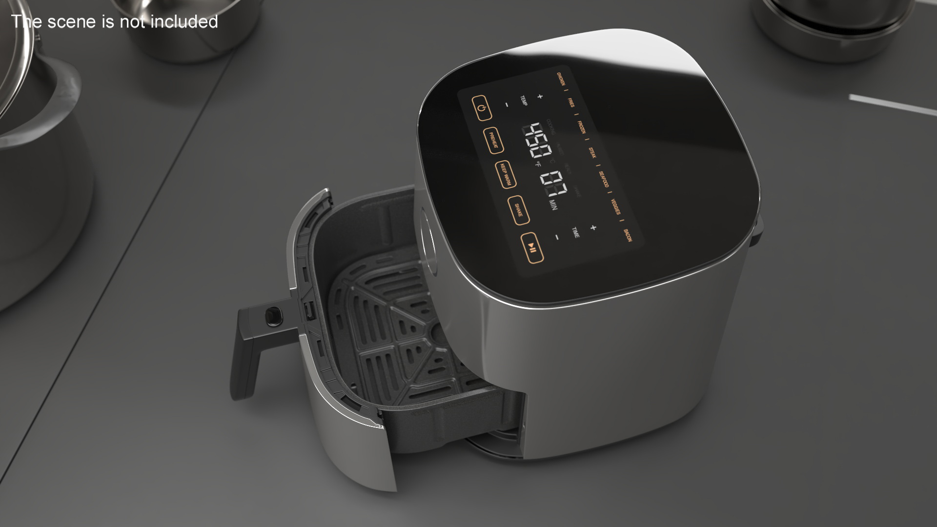 3D model Air Fryer Steel