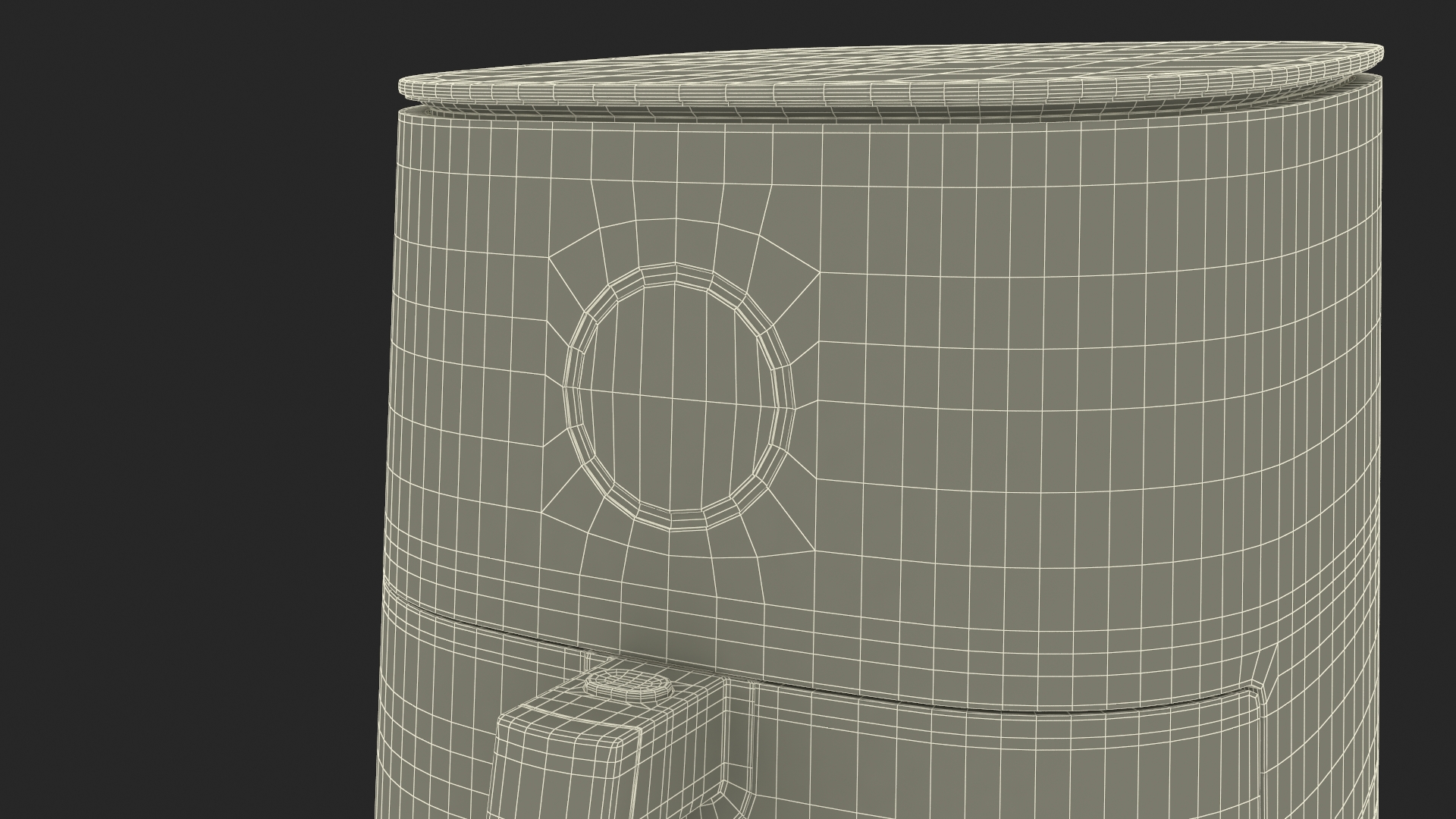 3D model Air Fryer Steel