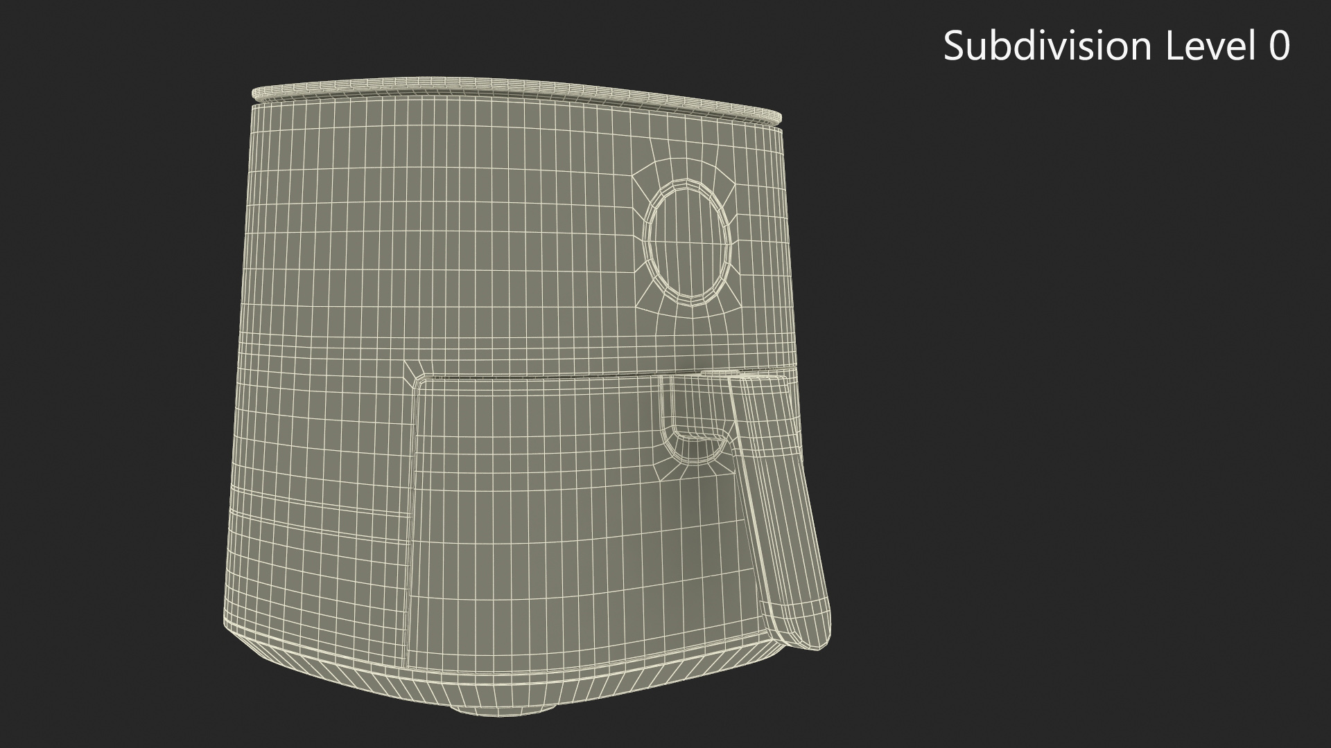 3D model Air Fryer Steel