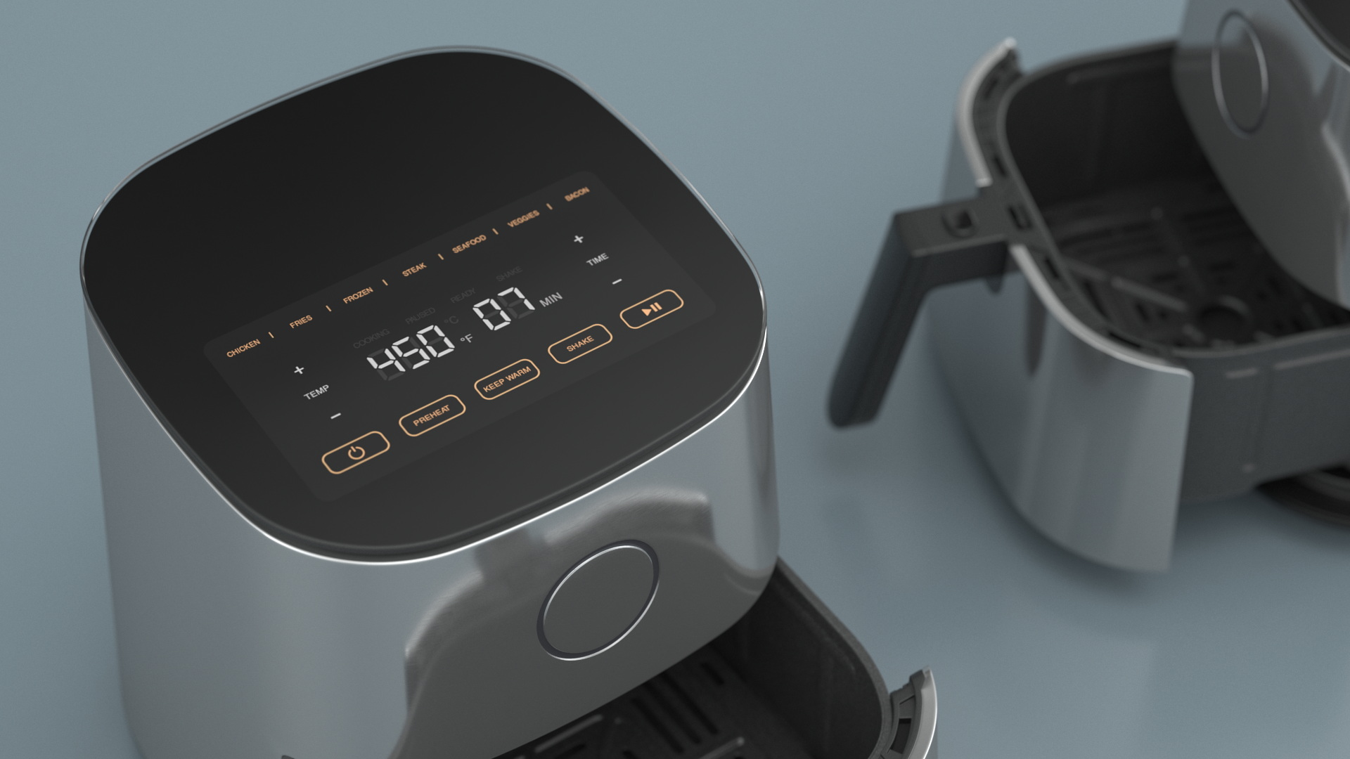 3D model Air Fryer Steel