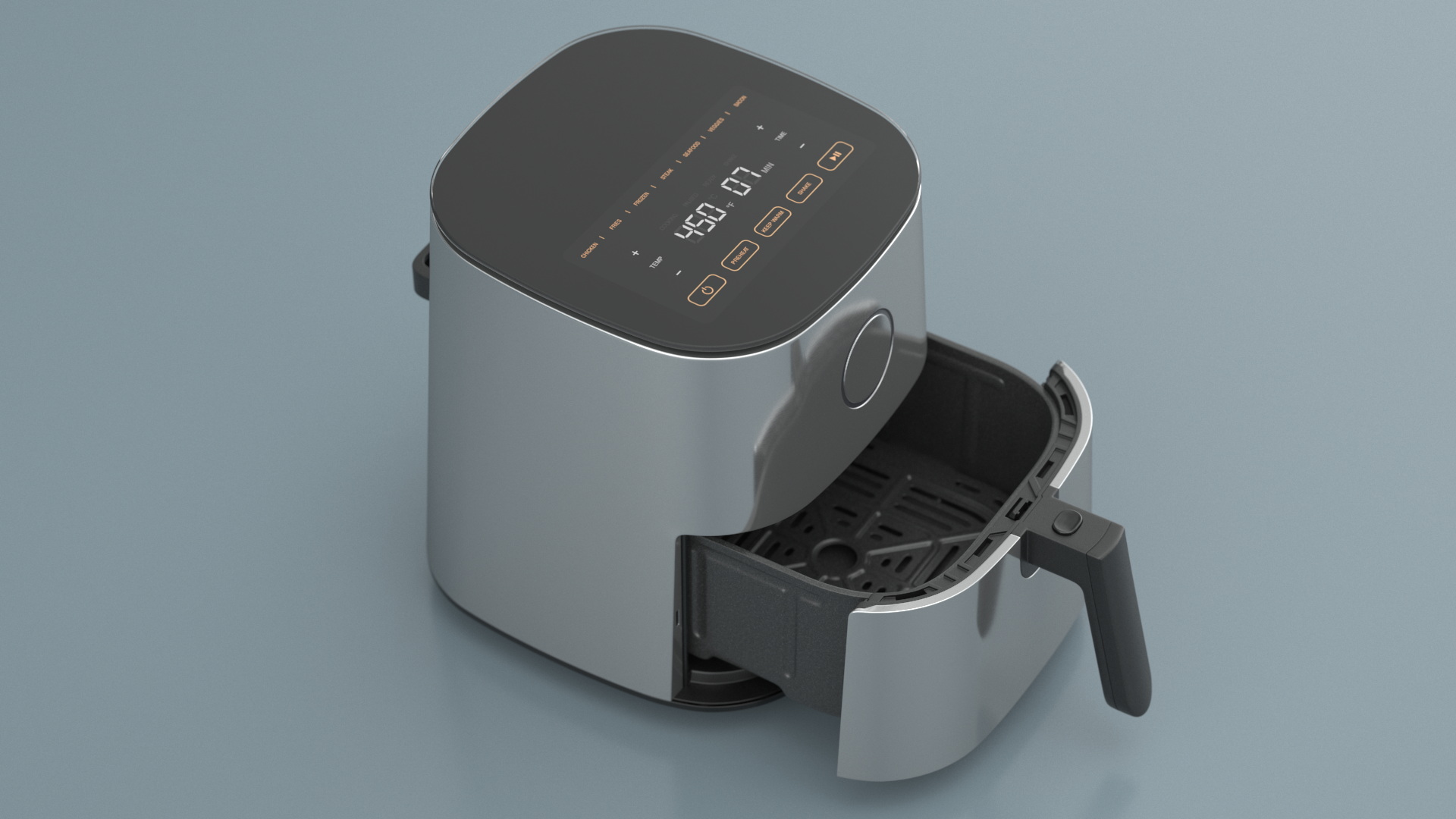 3D model Air Fryer Steel