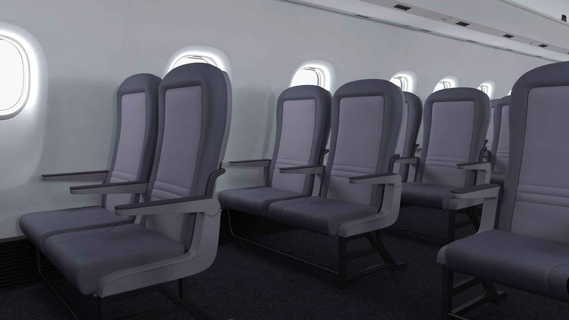 3D Embraer E-Jet E175-E2 Rigged model
