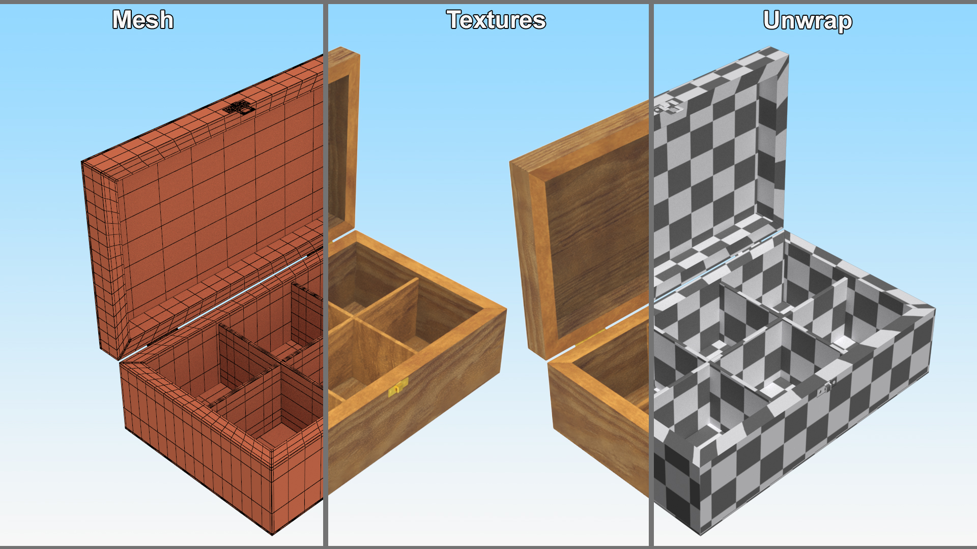 Bamboo Tea Box 3D model