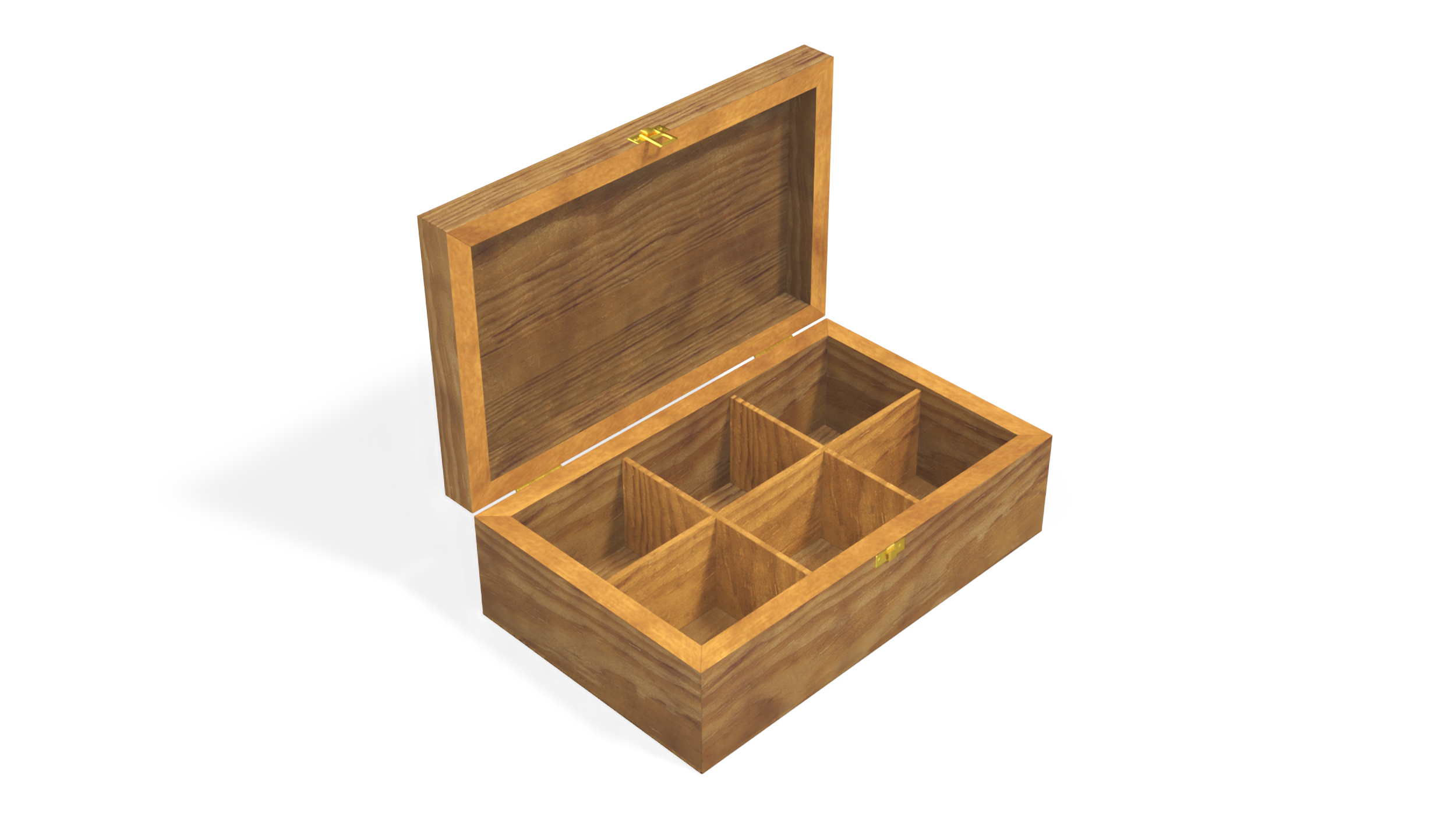Bamboo Tea Box 3D model