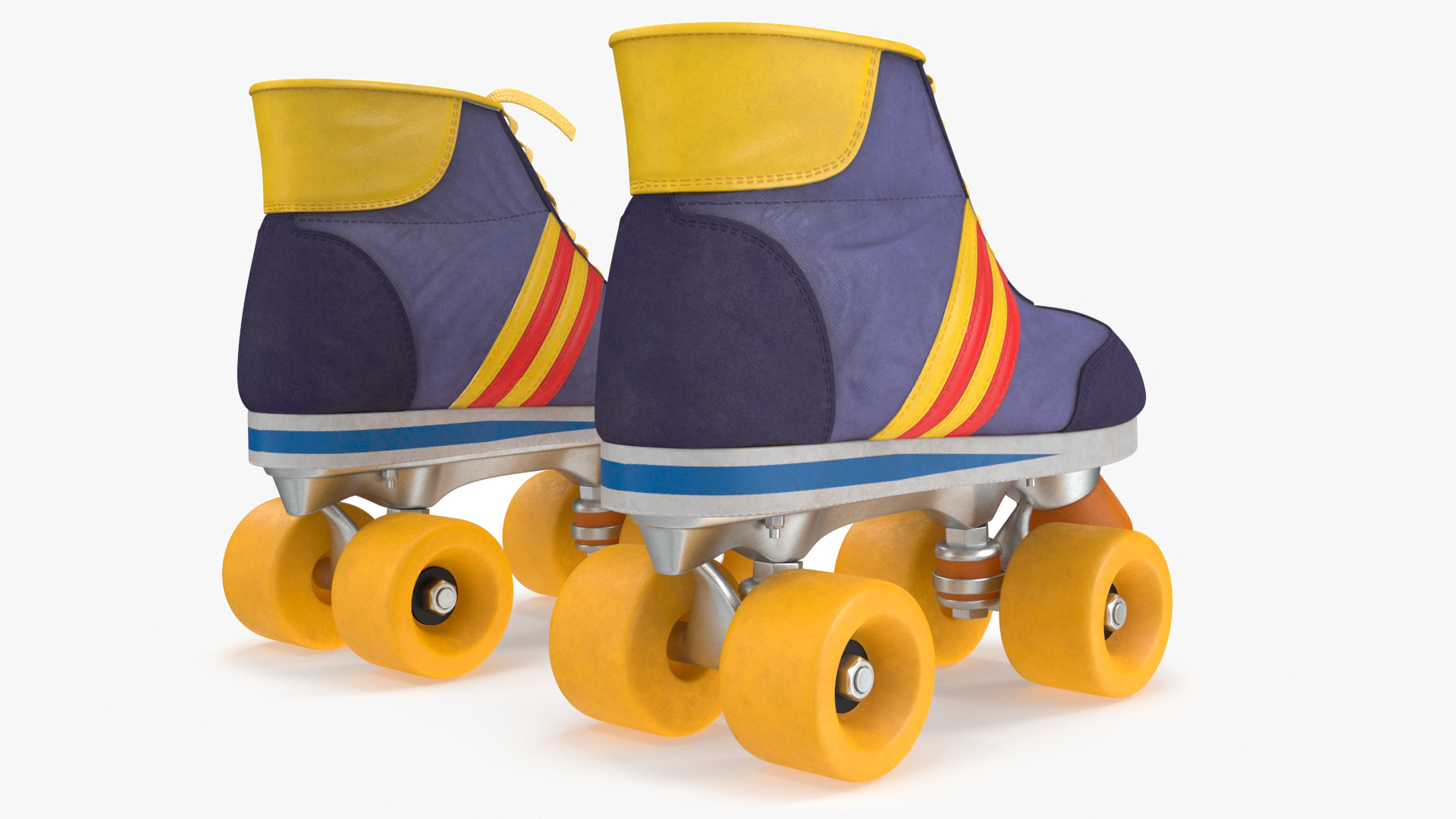 3D Vintage Roller Skates